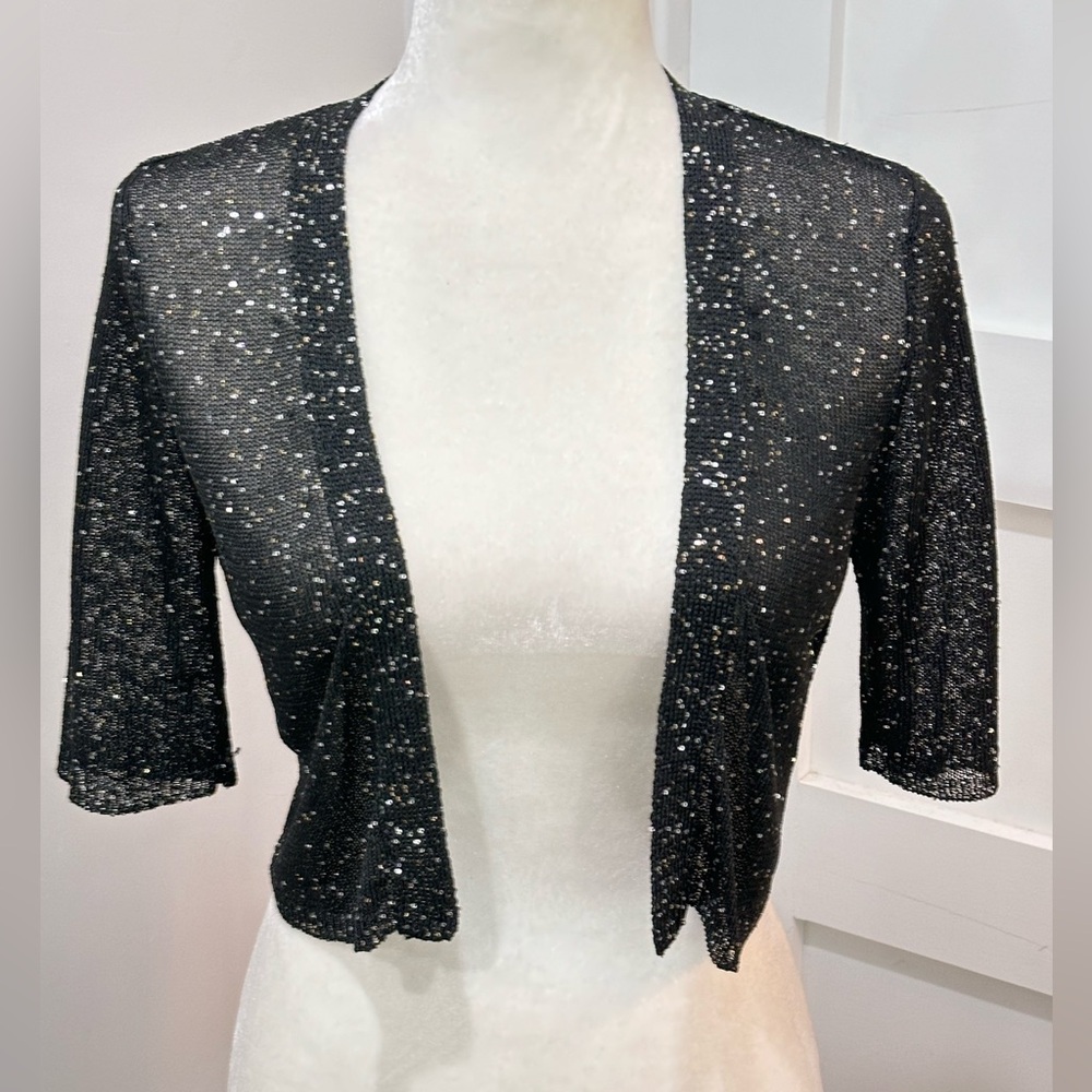 Saks, Fifth Avenue Mesh Bolero